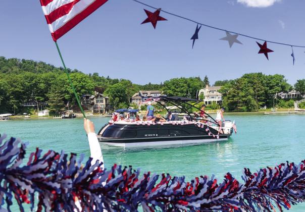 There’s a boat parade on Glen Lake at 3 p.m. Thursday. Courtesy photo