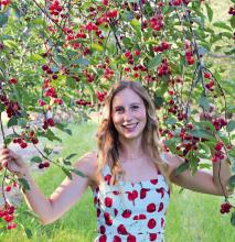 Erin Eckerle of Suttons Bay is cherry-hopeful she will be named the National Cherry Festival queen next week. Courtesy photo